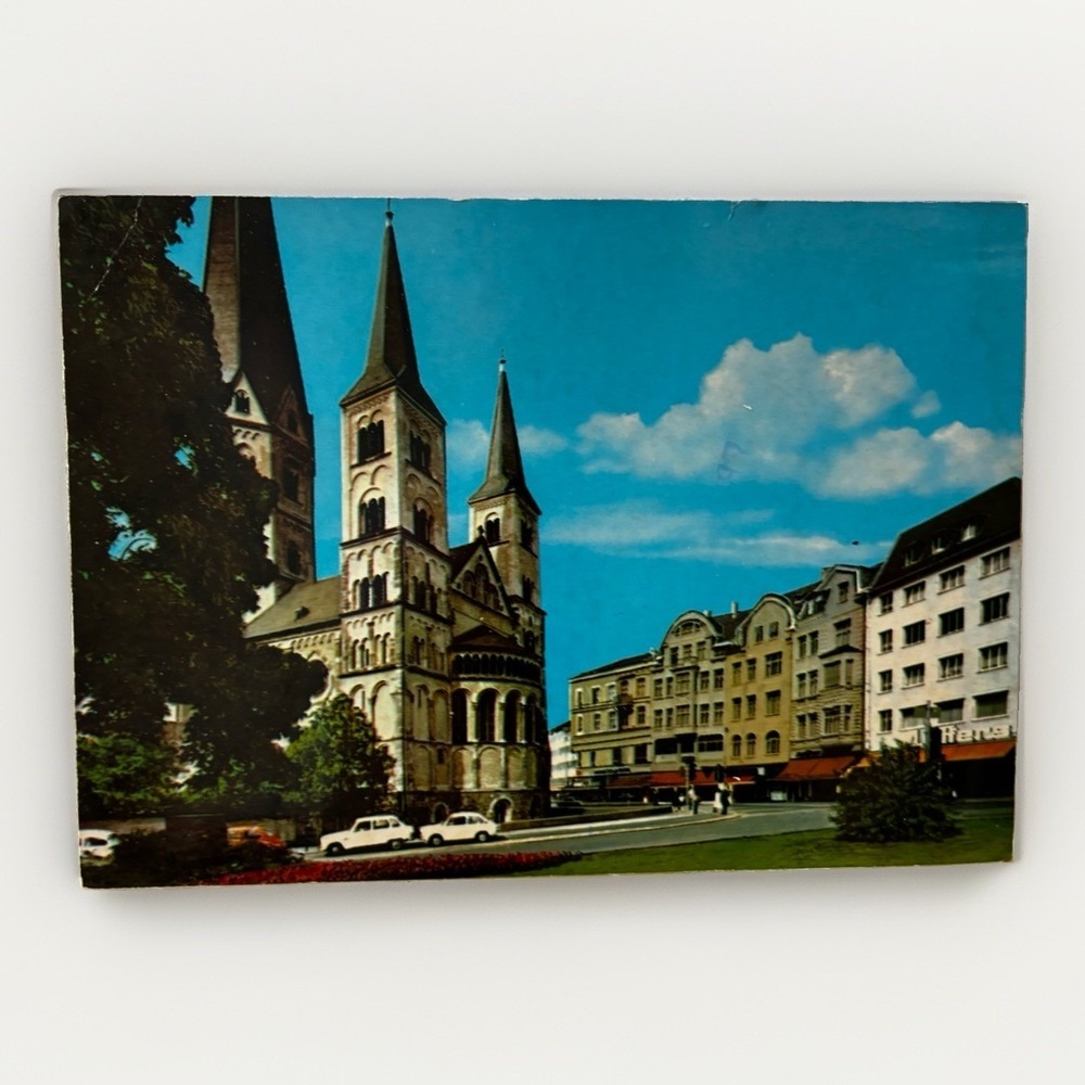 Vintage Postcard Luxembourg Passerelle Viaduct Bridge 1960s Europe